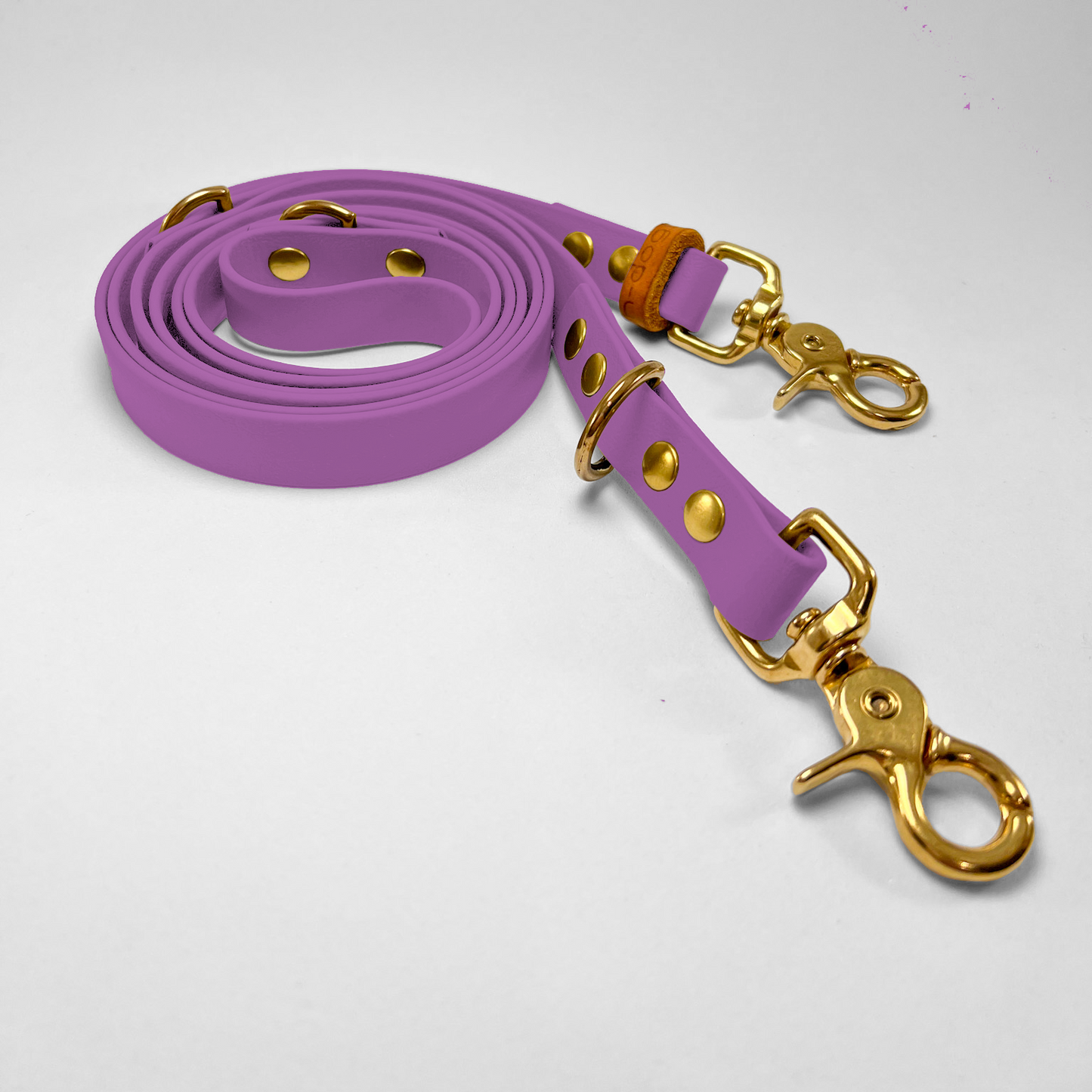 Guinzaglio lunghezza regolabile 200cm in Biothane® Amethyst