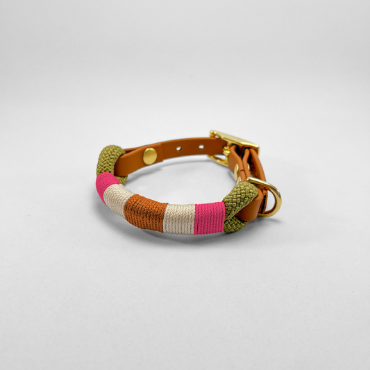 Collare in Corda e Biothane® Meadow Florals