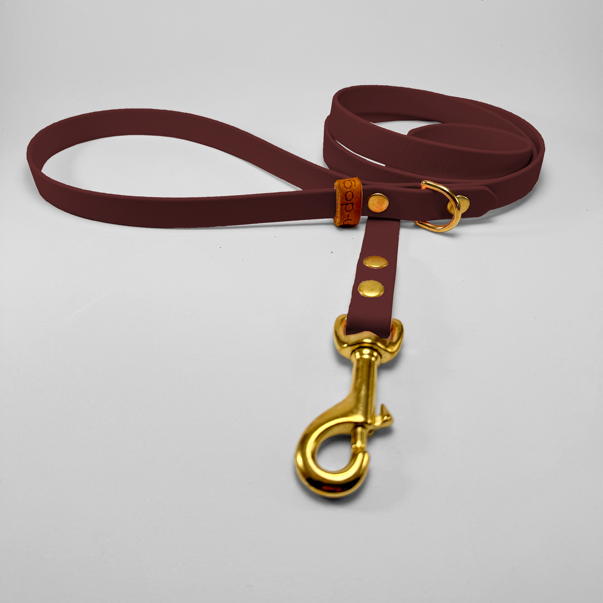 Guinzaglio lunghezza fissa 120cm in Biothane® Saddle Brown