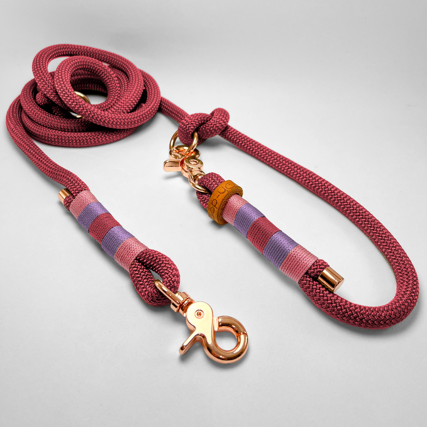 Guinzaglio in corda lunghezza regolabile/hands free 200cm Lilavino