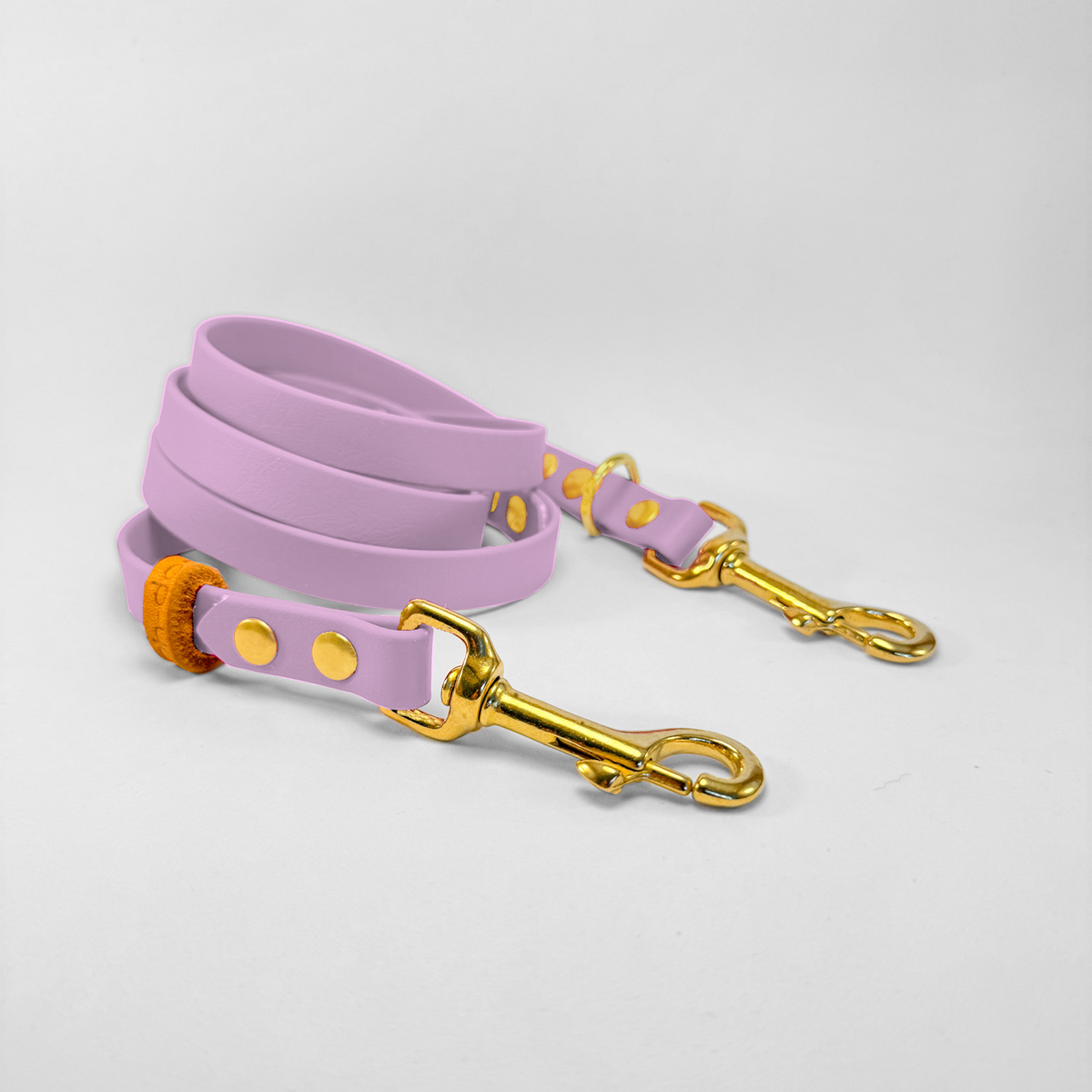 Adjustable length leash 200cm in Biothane® Pastel Purple