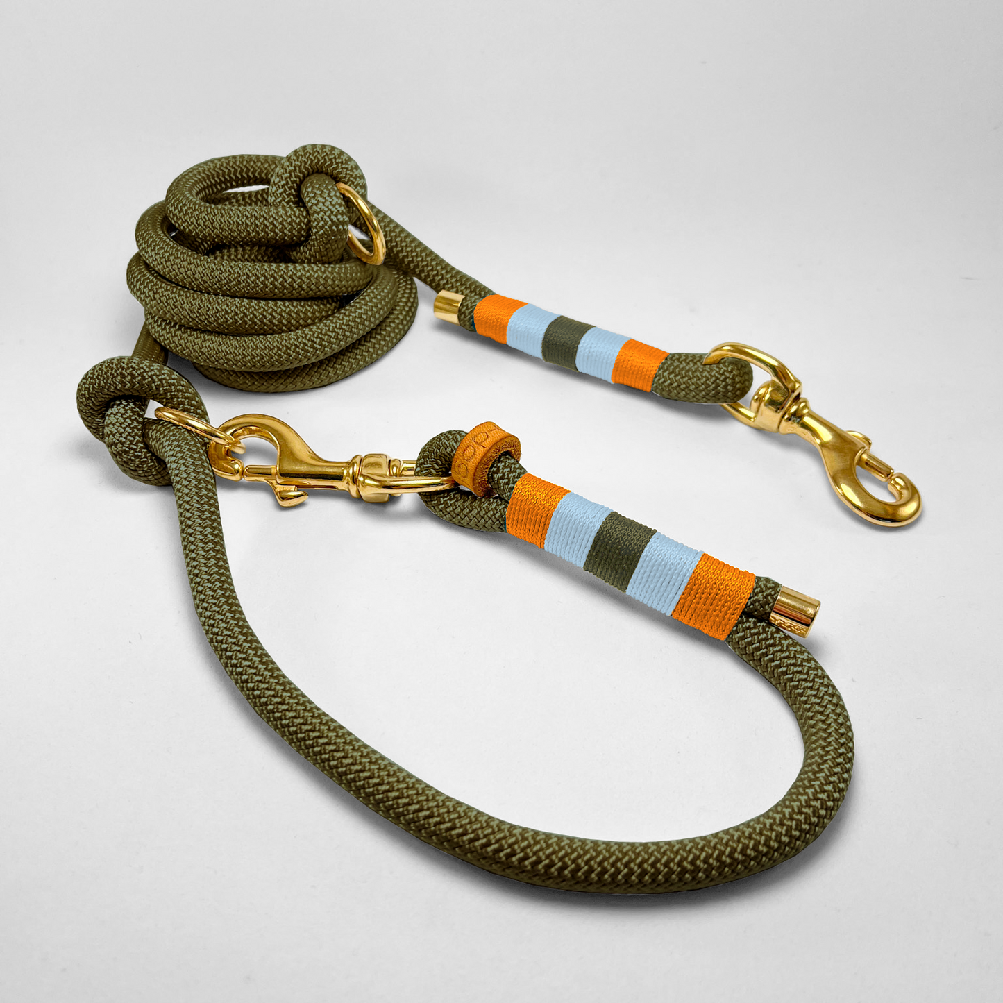 Guinzaglio in corda lunghezza regolabile/hands free 200cm Alpine Glow