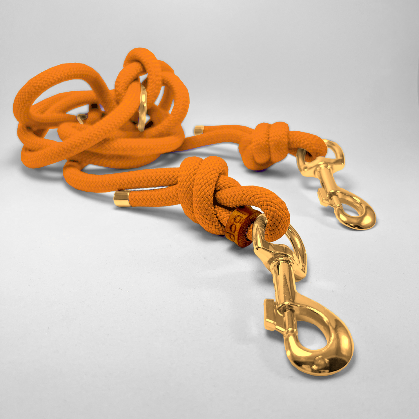 Guinzaglio corda lunghezza regolabile/hands free 200cm Albicocca