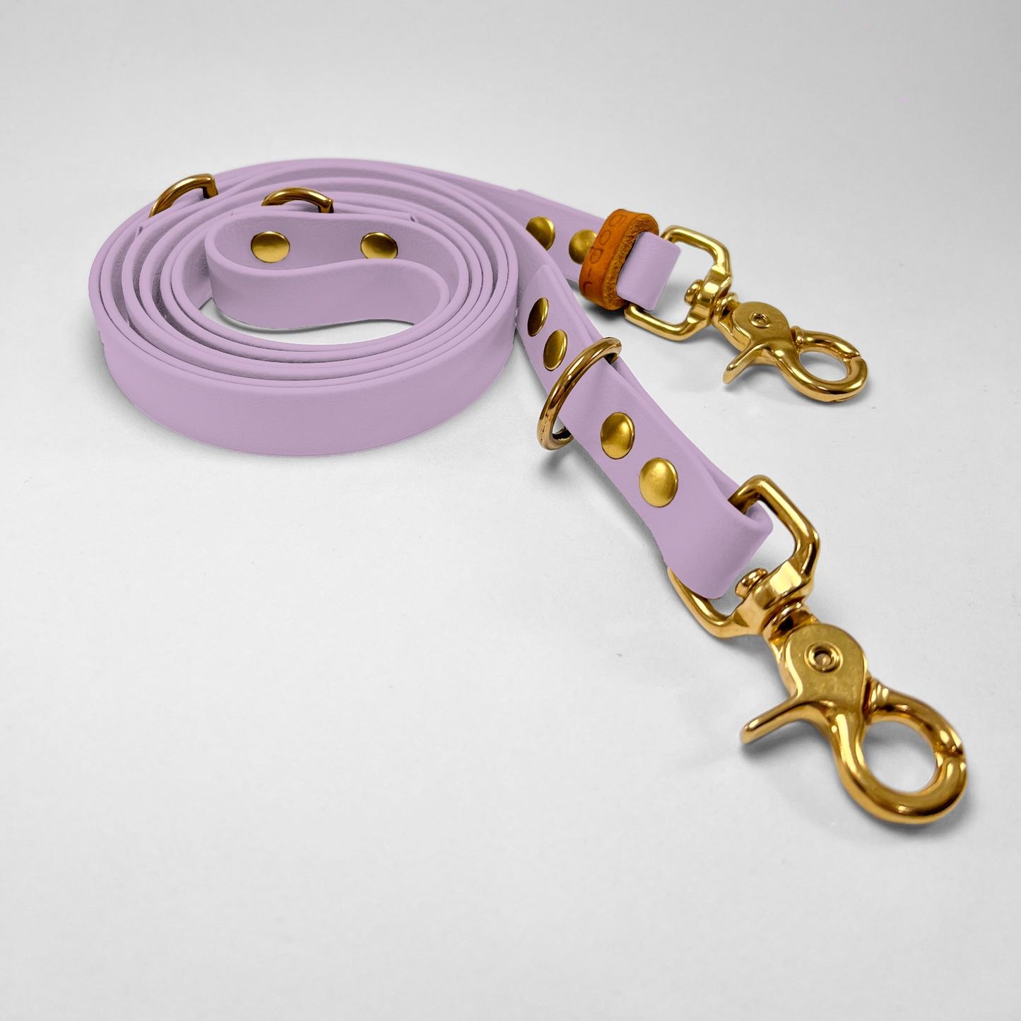 Guinzaglio lunghezza regolabile 200cm in Biothane® Pastel Purple