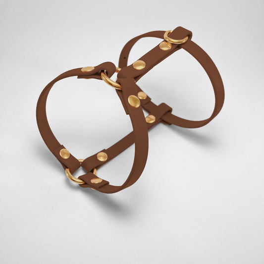 H-style Harness in Biothane® Brown