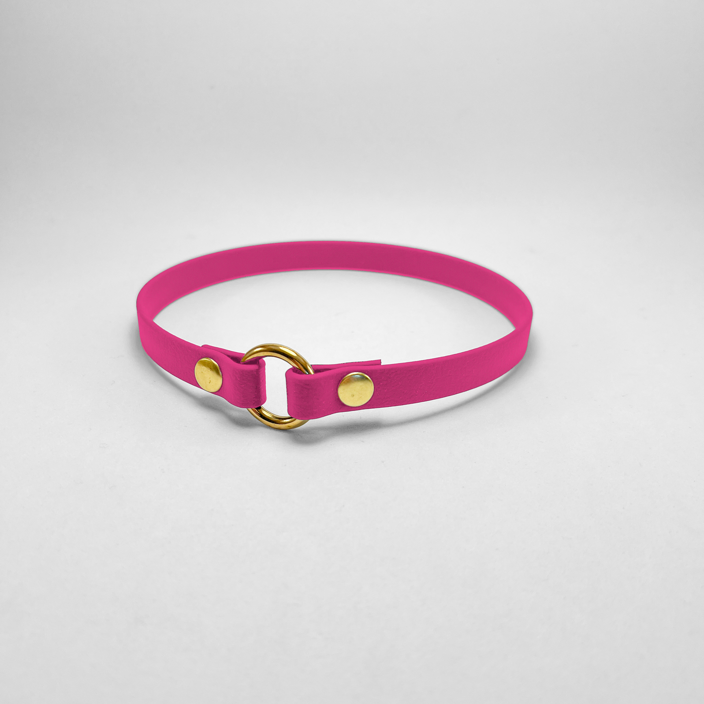Porta medaglietta in Biothane® Passion Pink