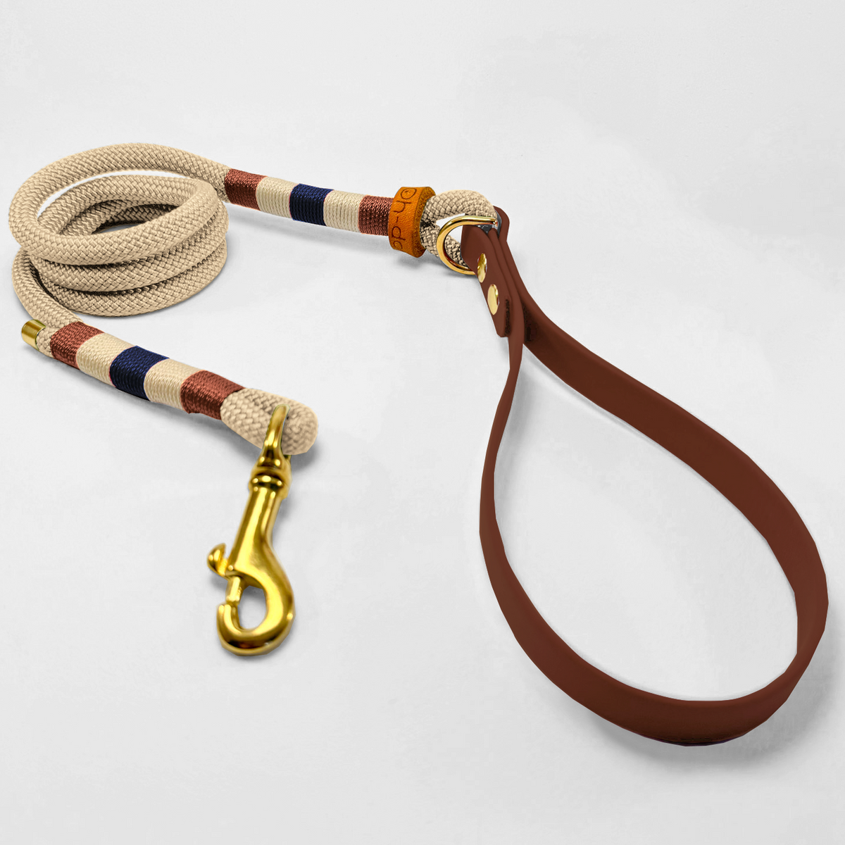 Guinzaglio in corda 120 cm – Resistente e comodo | Maniglia in Biothane®
