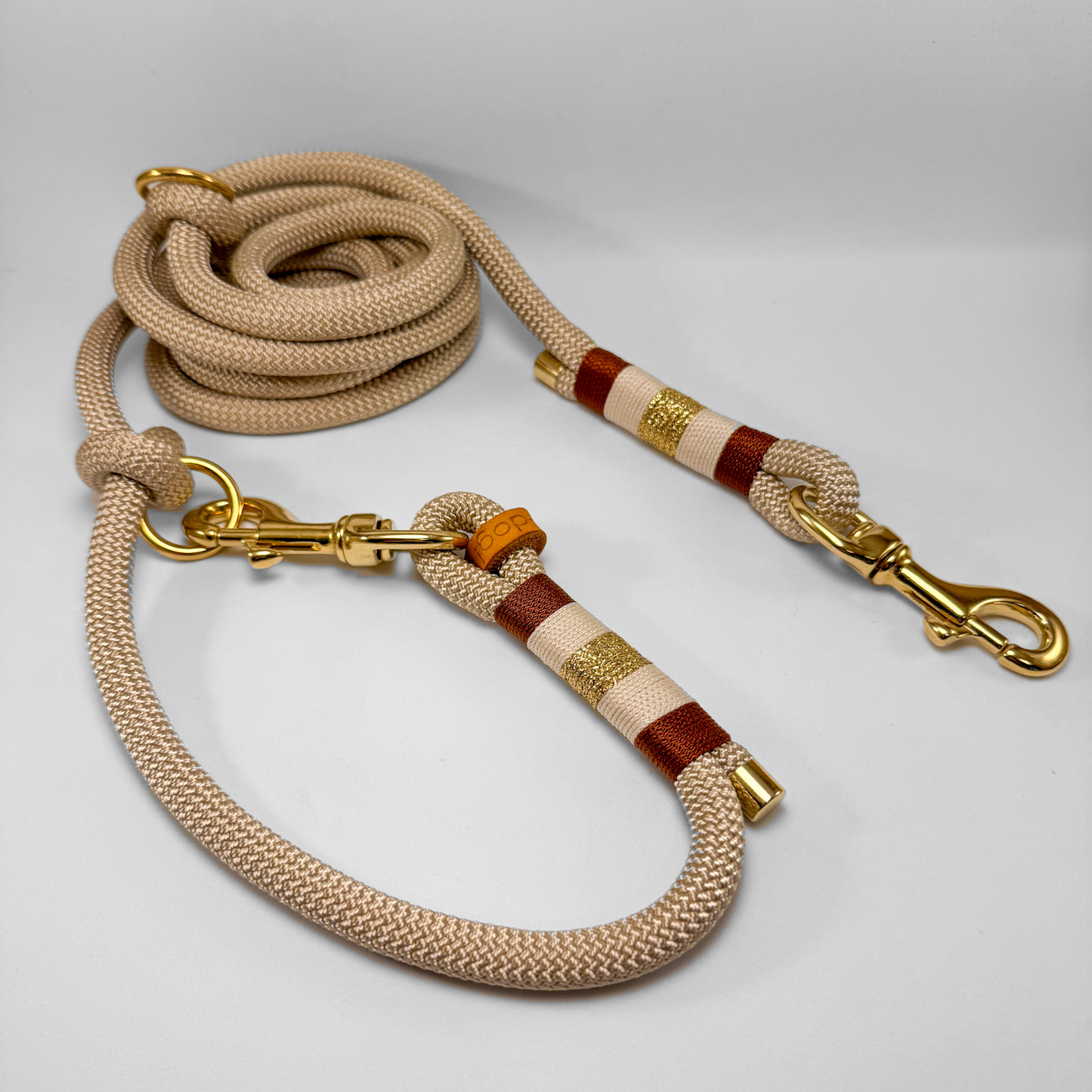 Guinzaglio in corda lunghezza regolabile/hands free 200cm Christmas Collection