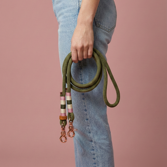 Guinzaglio in corda lunghezza regolabile 200cm Wild Bloom