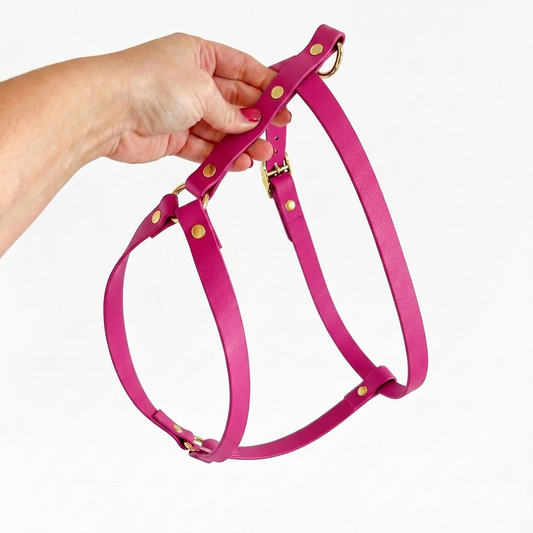 Biothane® Passion Pink H-Harness