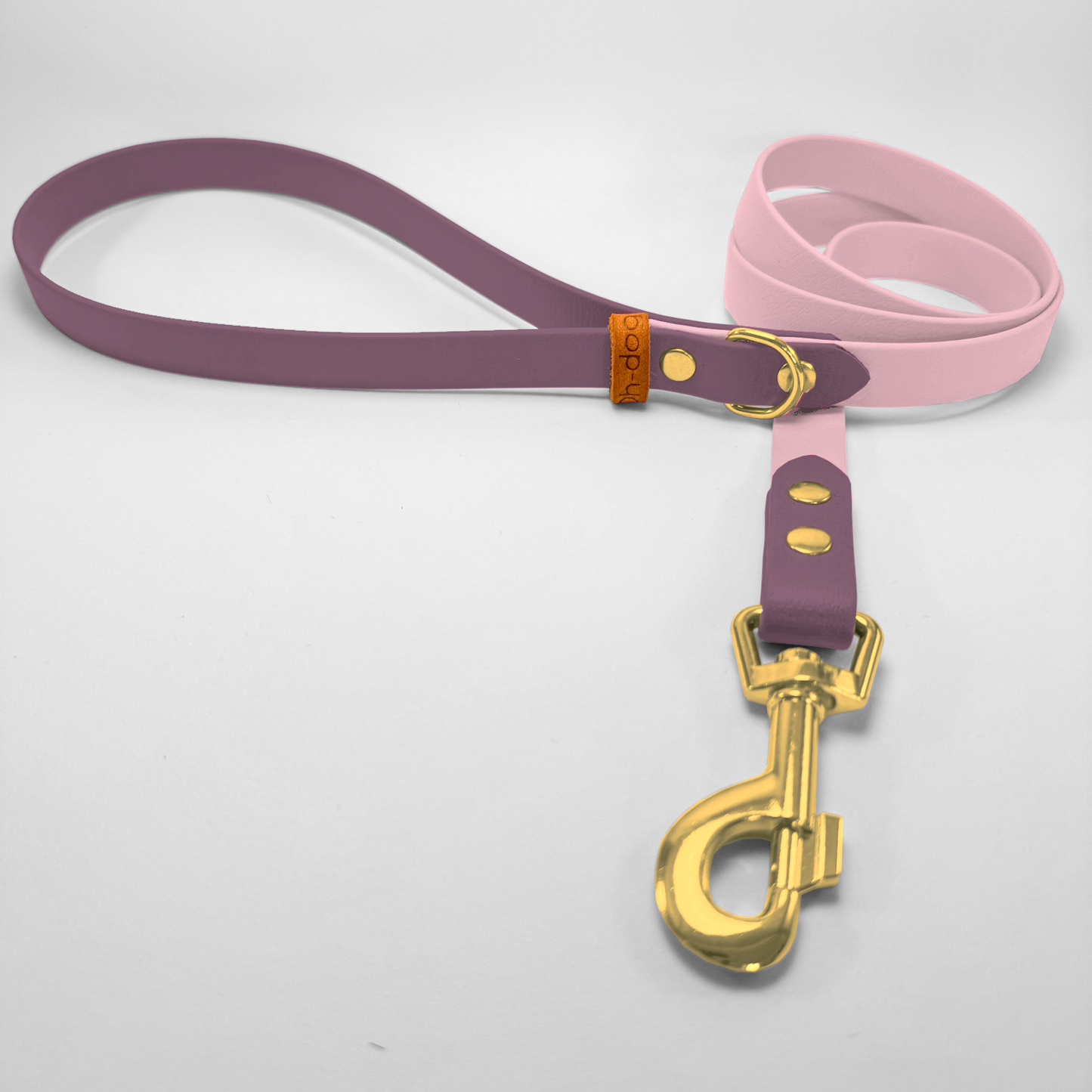 Guinzaglio lunghezza fissa 120cm in Biothane® Cipria