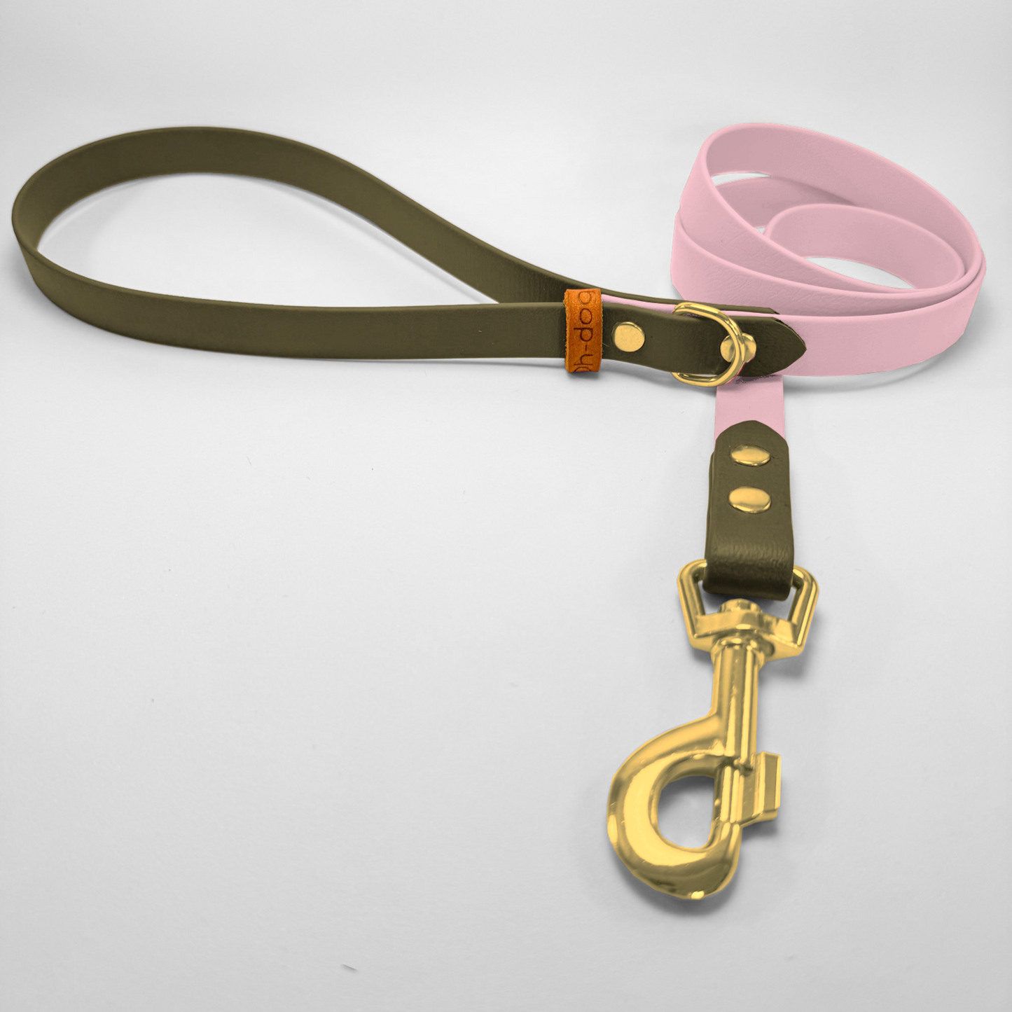Guinzaglio lunghezza fissa 120cm in Biothane® Cipria