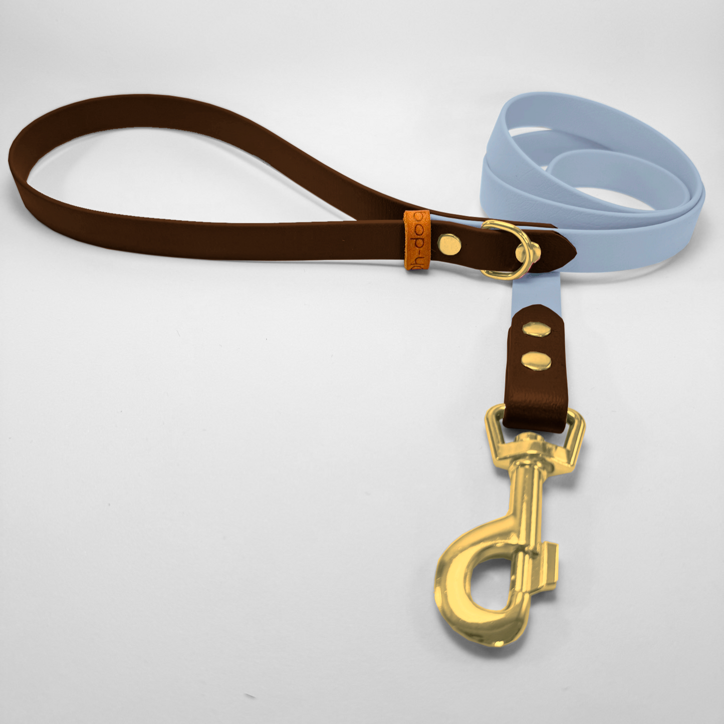 Guinzaglio lunghezza fissa 120cm in Biothane® Polar Blue