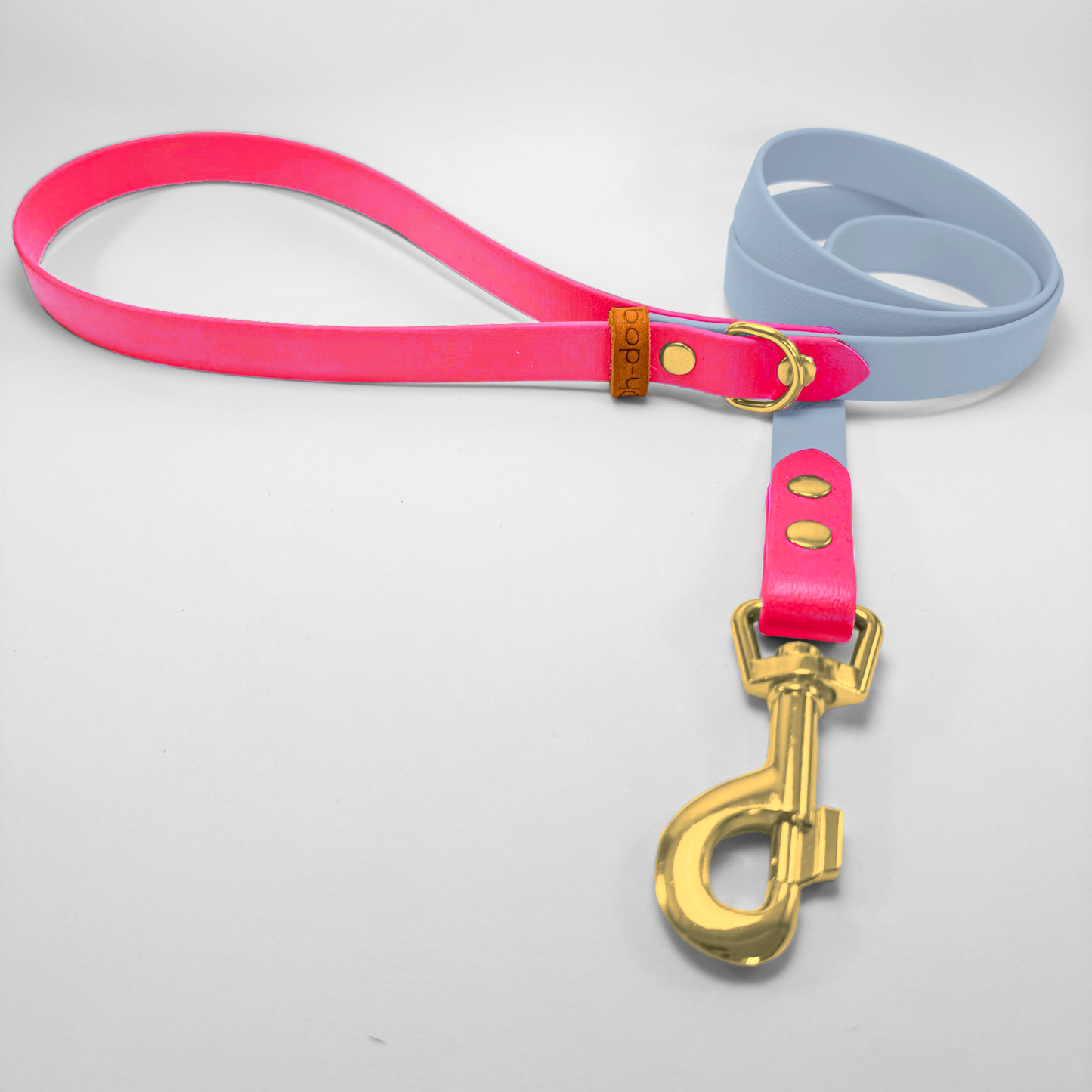 Guinzaglio lunghezza fissa 120cm in Biothane® Polar Blue