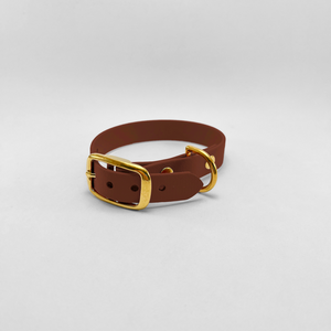 Collier en Biothane® marron selle