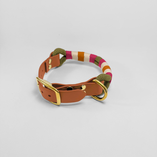 Collare in Corda e Biothane® Meadow Florals