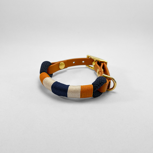 Collare in Corda e Biothane® Midnight Saddle