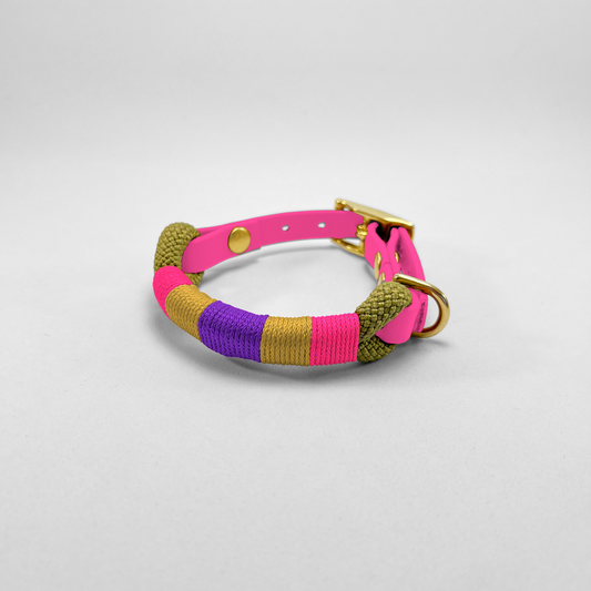 Collare in Corda e Biothane® Fluo Jungle