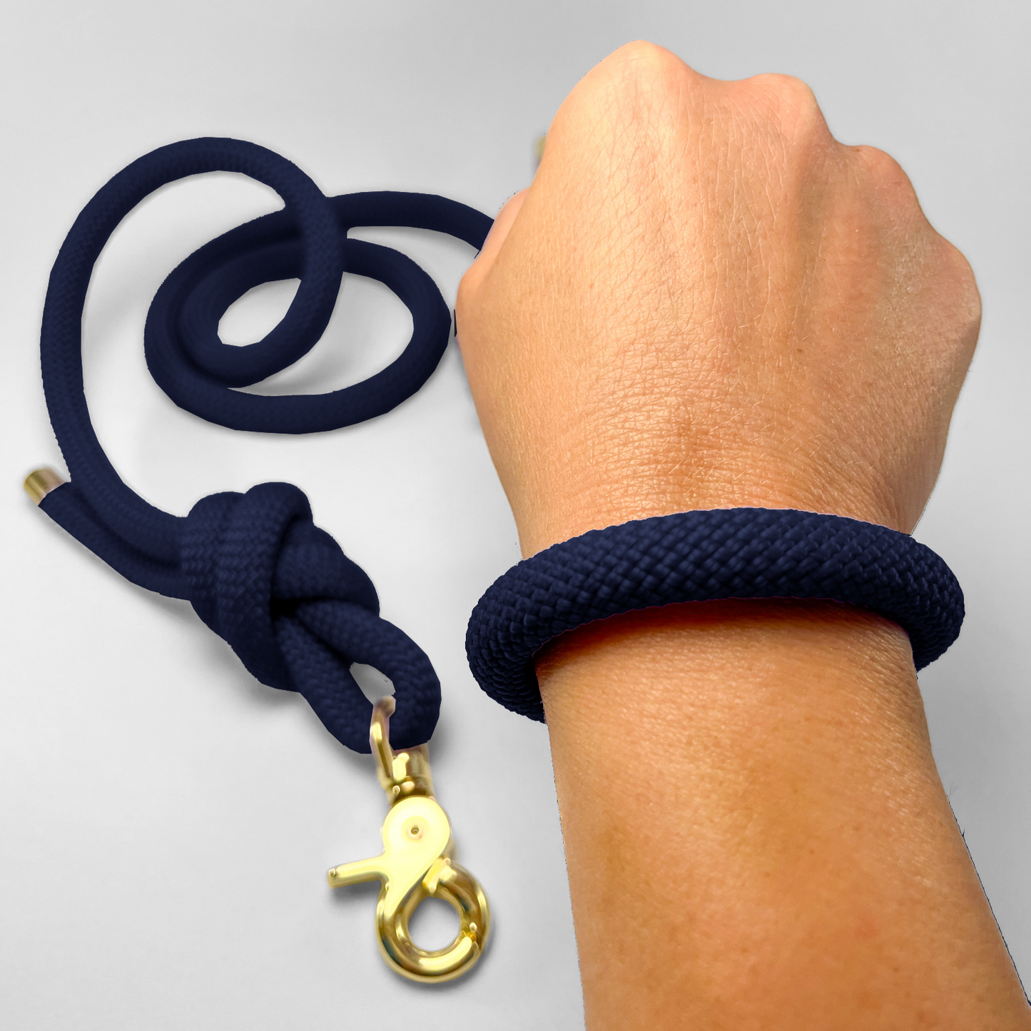 Guinzaglio corda lunghezza fissa 120cm Navy