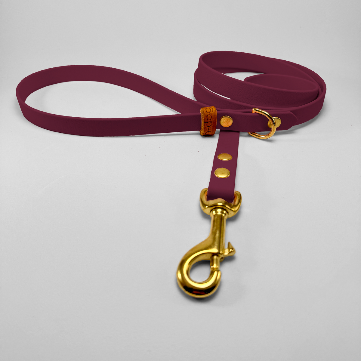 Guinzaglio lunghezza fissa 120cm in Biothane® Wine