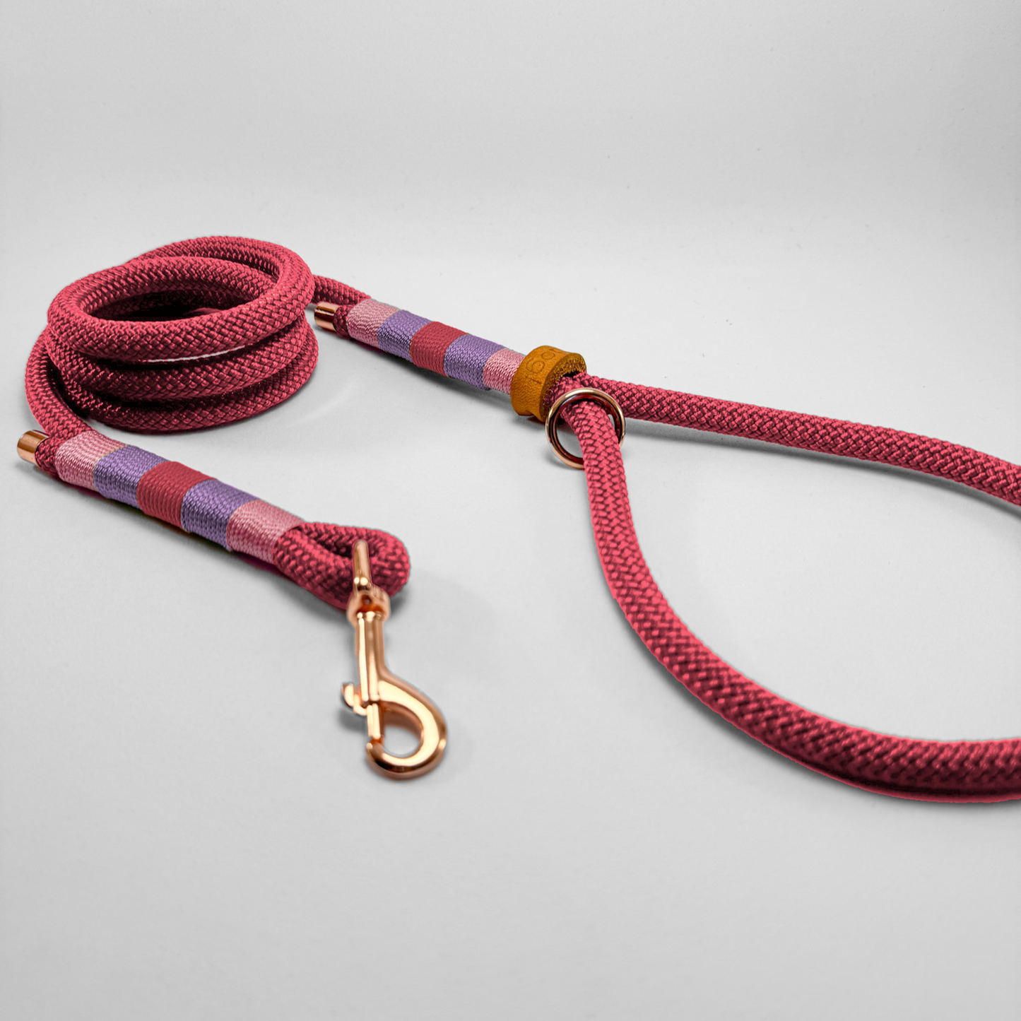 Guinzaglio corda lunghezza fissa 120cm con maniglia in corda Lilavino