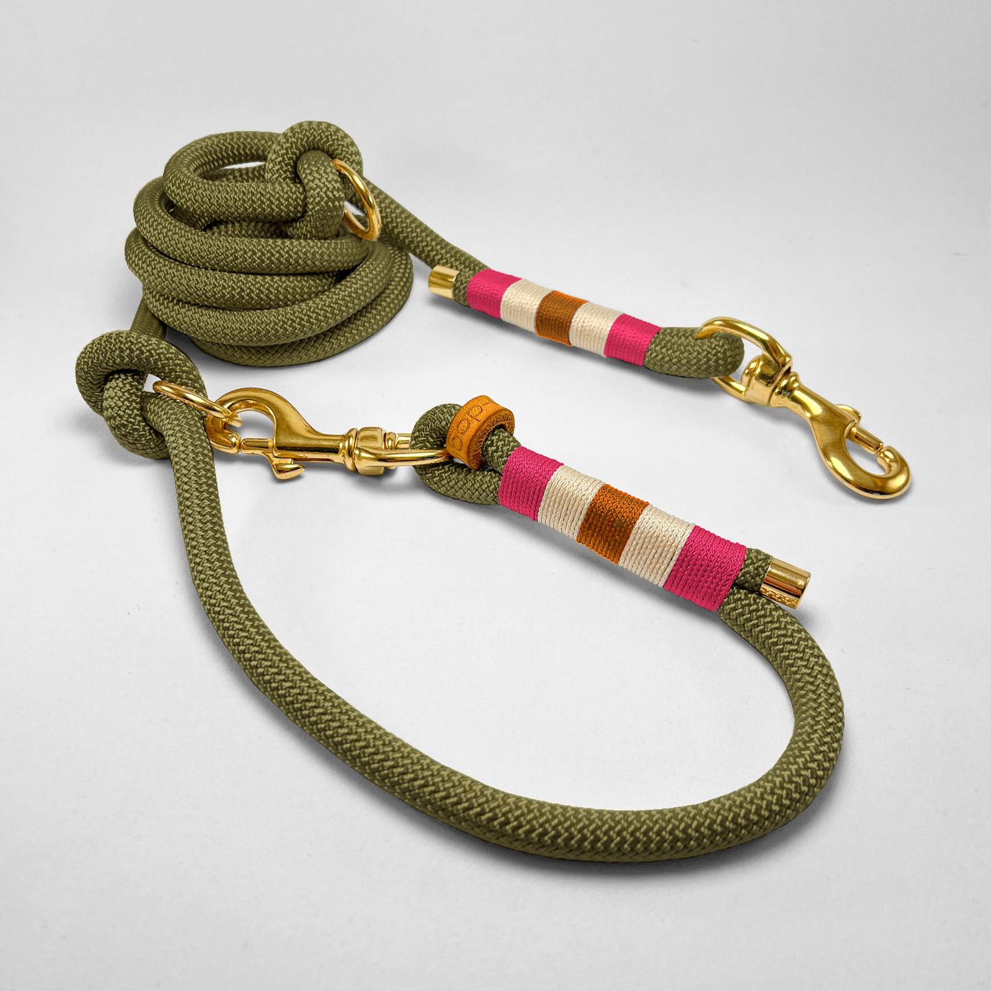 Guinzaglio in corda lunghezza regolabile/hands free 200cm Meadow Florals