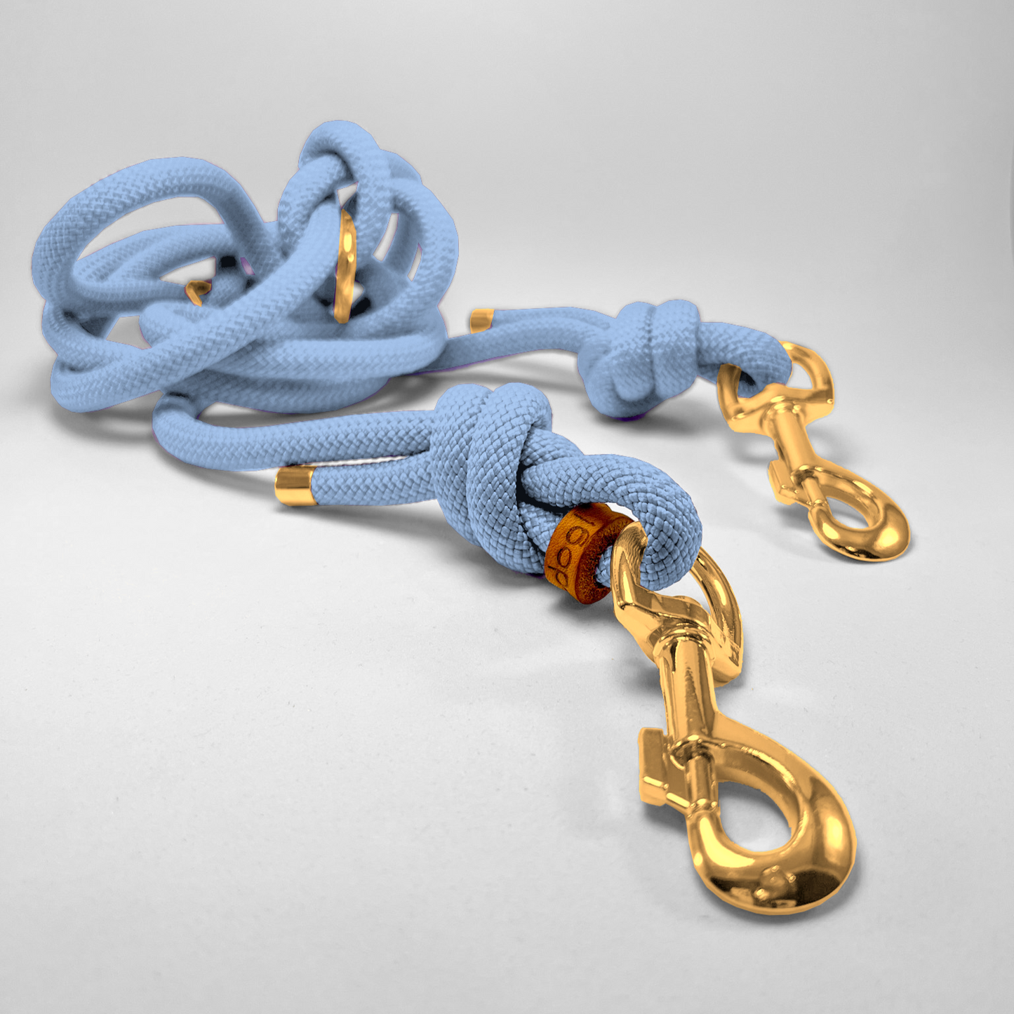 Guinzaglio corda lunghezza regolabile/hands free 200cm Polar Blue