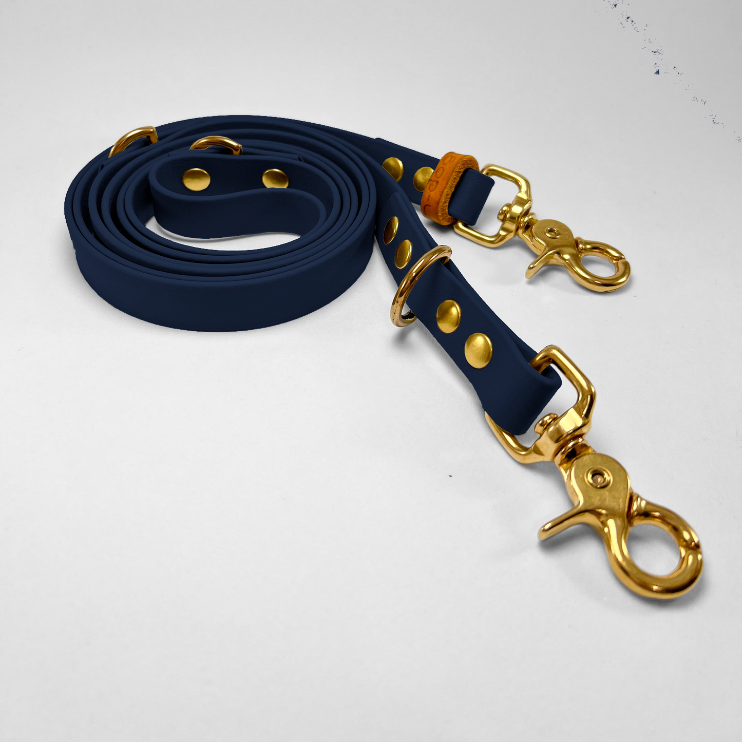 Guinzaglio lunghezza regolabile 200cm in Biothane® Navy