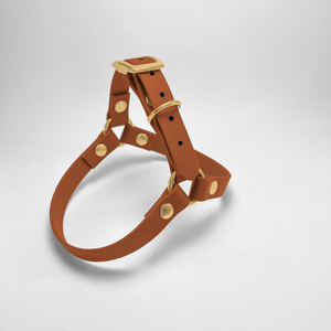 Harnais en Y en Biothane® marron clair