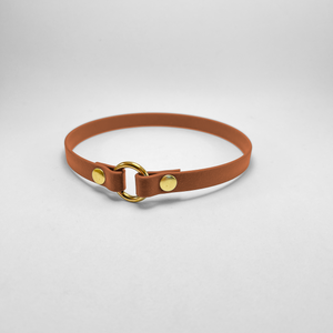 Porte-étiquettes Biothane® marron clair