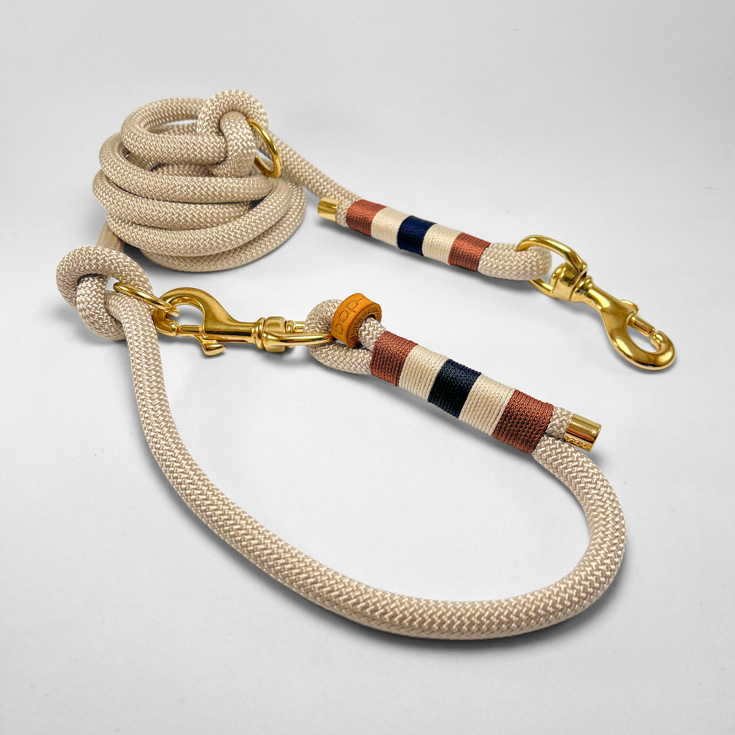 Guinzaglio in corda lunghezza regolabile/hands free 200cm Sandy Ridge