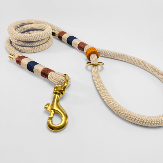 Guinzaglio corda lunghezza fissa 120cm con maniglia in corda Sandy Ridge